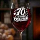 Kieliszek Do Wina Na 70 Urodziny Kobiety Prezent Na 70 Urodziny Dla Kobiety: 70 I Wciąż Królowa