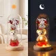 Wieczna Róża z Misiem Dla 90 Letniej Babci Prezent Na 90 Urodziny Dla Kobiety: Różana Maskotka Retro