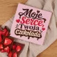 Czekolada Z Truskawkami Na Walentynki Prezent Na Rocznicę Dla Kobiety: Miłosna Typografia Czekolada Z Truskawkami Na Walentynki Prezent Na Rocznicę Dla Kobiety: Miłosna Typografia