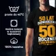 Koszulka Męska Na 50 Lat Prezent Dla Mężczyzny: 50 Lat Doświadczenia
