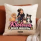 Poduszka Dekoracyjna Dla Psiary Prezent Dla Kobiety: Królowa Psich Spacerów