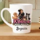 Kubek Personalizowany Dla Psiary Prezent Dla Kobiety: Królowa Psich Spacerów Kubek Personalizowany Dla Psiary Prezent Dla Kobiety: Królowa Psich Spacerów