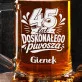 Kufel Personalizowany z Grawerem Na 45 Urodziny Dla Mężczyzny Prezent: Męski Piwny Humor Kufel Personalizowany z Grawerem Na 45 Urodziny Dla Mężczyzny Prezent: Męski Piwny Humor