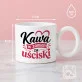 Kubek Z Okrągłym Uchem Na Walentynki Prezent Na Rocznicę Dla Kobiety: Kawa I Uściski