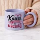 Kubek Z Okrągłym Uchem Na Walentynki Prezent Na Rocznicę Dla Kobiety: Kawa I Uściski
