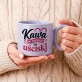 Kubek Z Okrągłym Uchem Na Walentynki Prezent Na Rocznicę Dla Kobiety: Kawa I Uściski