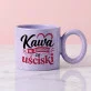 Kubek Z Okrągłym Uchem Na Walentynki Prezent Na Rocznicę Dla Kobiety: Kawa I Uściski