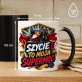 Kubek Z Nadrukiem Dla Krawcowej Prezent Dla Kobiety: Super Moc Kubek Z Nadrukiem Dla Krawcowej Prezent Dla Kobiety: Super Moc
