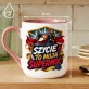 Kubek Z Nadrukiem Dla Krawcowej Prezent Dla Kobiety: Super Moc Kubek Z Nadrukiem Dla Krawcowej Prezent Dla Kobiety: Super Moc