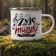 Kubek Emaliowany Dla Muzyka Prezent Dla Mężczyzny: Dźwięk Pasji Kubek Emaliowany Dla Muzyka Prezent Dla Mężczyzny: Dźwięk Pasji