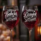 Dwa Kieliszki Do Wina Na Dzień Babci I Dziadka Przedszkole Prezent Dla Pary: Babcia I Dziadek