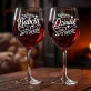 Dwa Kieliszki Do Wina Na Dzień Babci I Dziadka Przedszkole Prezent Dla Pary: Babcia I Dziadek