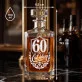 Karafka Do Whisky z Grawerem Na 60 Urodziny Prezent: 60 Lat Klasy