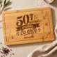Deska Do Krojenia z Grawerem Na 50 Prezent Na 50 Urodziny Dla Kobiety: 50 I Wciąż Robię, Co Chcę Deska Do Krojenia z Grawerem Na 50 Prezent Na 50 Urodziny Dla Kobiety: 50 I Wciąż Robię, Co Chcę
