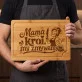 Deska Do Krojenia Na Dzień Matki Prezent Dla Mamy Kobiety: Rodzinny Podział Pracy Deska Do Krojenia Na Dzień Matki Prezent Dla Mamy Kobiety: Rodzinny Podział Pracy