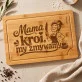 Deska Do Krojenia Na Dzień Matki Prezent Dla Mamy Kobiety: Rodzinny Podział Pracy Deska Do Krojenia Na Dzień Matki Prezent Dla Mamy Kobiety: Rodzinny Podział Pracy