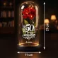 Wieczna Róża LED Na 50 Prezent Na 50 Urodziny Dla Kobiety: 50 I Wciąż Rozkwitam