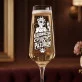 Kieliszek Do Szampana Z Grawerem Dla Kierowniczki Prezent Dla Kobiety: Elegancja Z Pazurem Kieliszek Do Szampana Z Grawerem Dla Kierowniczki Prezent Dla Kobiety: Elegancja Z Pazurem
