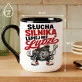 Kubek Z Nadrukiem Dla Mechanika Samochodowego Prezent Dla Mężczyzny: Słucha Silnika Kubek Z Nadrukiem Dla Mechanika Samochodowego Prezent Dla Mężczyzny: Słucha Silnika