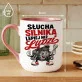 Kubek Z Nadrukiem Dla Mechanika Samochodowego Prezent Dla Mężczyzny: Słucha Silnika Kubek Z Nadrukiem Dla Mechanika Samochodowego Prezent Dla Mężczyzny: Słucha Silnika