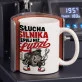 Kubek Z Nadrukiem Dla Mechanika Samochodowego Prezent Dla Mężczyzny: Słucha Silnika Kubek Z Nadrukiem Dla Mechanika Samochodowego Prezent Dla Mężczyzny: Słucha Silnika