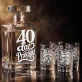 Zestaw Do Wódki z Grawerem Na 40 Urodziny Prezent: 40 Lat Praktyki Zestaw Do Wódki z Grawerem Na 40 Urodziny Prezent: 40 Lat Praktyki