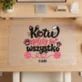 Podkładka Na Biurko 40x60cm Dla Kociary Prezent Dla Kobiety: Kotu Należy Się Wszystko