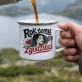 Kubek Emaliowany Na 1 Rocznicę Ślubu Prezent Dla Kobiety: Romantyczny Retro Humor Kubek Emaliowany Na 1 Rocznicę Ślubu Prezent Dla Kobiety: Romantyczny Retro Humor