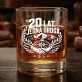 Szklanka Do Whisky Na 20 Rocznicę Ślubu Prezent Dla Mężczyzny: 20 Lat. Jedna Droga Szklanka Do Whisky Na 20 Rocznicę Ślubu Prezent Dla Mężczyzny: 20 Lat. Jedna Droga
