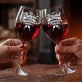 Dwa Kieliszki Do Wina Dla Dziadków Prezent Na Dzień Babci i Dziadka Dla Pary: Dziadkowy Toast