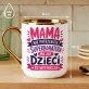 Kubek Z Nadrukiem Na Dzień Matki Prezent Dla Mamy Kobiety: Nie Potrzebuje Superbohatera Kubek Z Nadrukiem Na Dzień Matki Prezent Dla Mamy Kobiety: Nie Potrzebuje Superbohatera