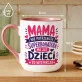 Kubek Z Nadrukiem Na Dzień Matki Prezent Dla Mamy Kobiety: Nie Potrzebuje Superbohatera Kubek Z Nadrukiem Na Dzień Matki Prezent Dla Mamy Kobiety: Nie Potrzebuje Superbohatera