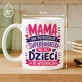 Kubek Z Nadrukiem Na Dzień Matki Prezent Dla Mamy Kobiety: Nie Potrzebuje Superbohatera Kubek Z Nadrukiem Na Dzień Matki Prezent Dla Mamy Kobiety: Nie Potrzebuje Superbohatera