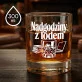 Szklanka Do Whisky Dla Pracoholika Prezent Dla Mężczyzny: Nadgodziny Z Lodem Szklanka Do Whisky Dla Pracoholika Prezent Dla Mężczyzny: Nadgodziny Z Lodem