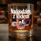 Szklanka Do Whisky Dla Pracoholika Prezent Dla Mężczyzny: Nadgodziny Z Lodem Szklanka Do Whisky Dla Pracoholika Prezent Dla Mężczyzny: Nadgodziny Z Lodem