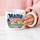Kubek Z Okrągłym Uchem Dla Mamy Prezent Na Dzień Mamy Dla Kobiety: Śródziemnomorska Mama Kubek Z Okrągłym Uchem Dla Mamy Prezent Na Dzień Mamy Dla Kobiety: Śródziemnomorska Mama