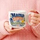 Kubek Z Okrągłym Uchem Dla Mamy Prezent Na Dzień Mamy Dla Kobiety: Śródziemnomorska Mama Kubek Z Okrągłym Uchem Dla Mamy Prezent Na Dzień Mamy Dla Kobiety: Śródziemnomorska Mama