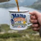 Kubek Emaliowany Dla Mamy Prezent Na Dzień Mamy Dla Kobiety: Śródziemnomorska Mama