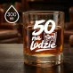 Szklanka Do Whisky Na 50 Urodziny Prezent Dla Mężczyzny: 50 Na Lodzie
