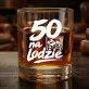 Szklanka Do Whisky Na 50 Urodziny Prezent Dla Mężczyzny: 50 Na Lodzie