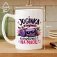 Kubek Z Nadrukiem Dla Joginki Prezent Dla Kobiety: Joginka Na Macie Kubek Z Nadrukiem Dla Joginki Prezent Dla Kobiety: Joginka Na Macie