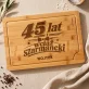 Deska Do Krojenia z Grawerem Na 45 Rocznicę Ślubu Prezent Na Walentynki Dla Mężczyzny: 45 Lat I Wciąż Szarmancki Deska Do Krojenia z Grawerem Na 45 Rocznicę Ślubu Prezent Na Walentynki Dla Mężczyzny: 45 Lat I Wciąż Szarmancki