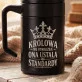 Kubek Termiczny Z Grawerem Na Święta Prezent Dla Kobiety: Królowa Ustala Standardy