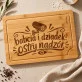 Deska Do Krojenia Na Dzień Babci I Dziadka Przedszkole Prezent Dla Pary: Ostry Nadzór Kuchenny