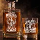 Zestaw Do Whisky Dla Radcy Prawnego Prezent Dla Mężczyzny: Tarcza Temidy
