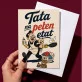 Kartka z Życzeniami Na Narodziny Dziecka Dla Mężczyzny: Retro Humor Dla Taty
