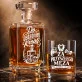 Zestaw Do Whisky Na Kawalerski Prezent Dla Mężczyzny: Toast Braterski
