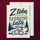 Kartka z Życzeniami Na 25 Rocznicę Ślubu Dla Mężczyzny: Srebrna Elegancja