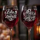 Dwa Kieliszki Do Wina Na Ślub Prezent Dla Pary Młodej Pary: Ślubny Duet Kieliszków Dwa Kieliszki Do Wina Na Ślub Prezent Dla Pary Młodej Pary: Ślubny Duet Kieliszków