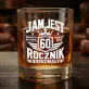 Szklanka Do Whisky Na 60 Urodziny Prezent Dla Mężczyzny: Jam Jest Rocznik Szklanka Do Whisky Na 60 Urodziny Prezent Dla Mężczyzny: Jam Jest Rocznik